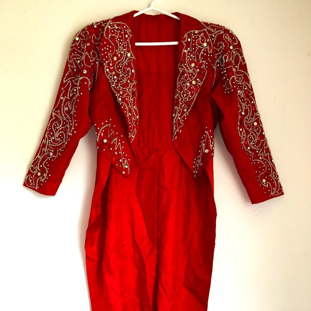 Bedazzled Red Coat Ringmaster